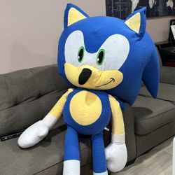 SEGA SONIC THE HEDGEHOG LARGE GIANT JUMBO PLUSH