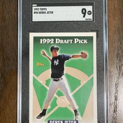 1993 Topps Derek Jeter #98 RC - Graded SGC 9