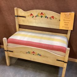 Vintage Monterey Bench 42Wx20Dx39H