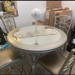 Champagne Colored Dining Room Set
