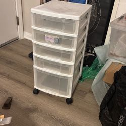Plastic Organizational Drawers