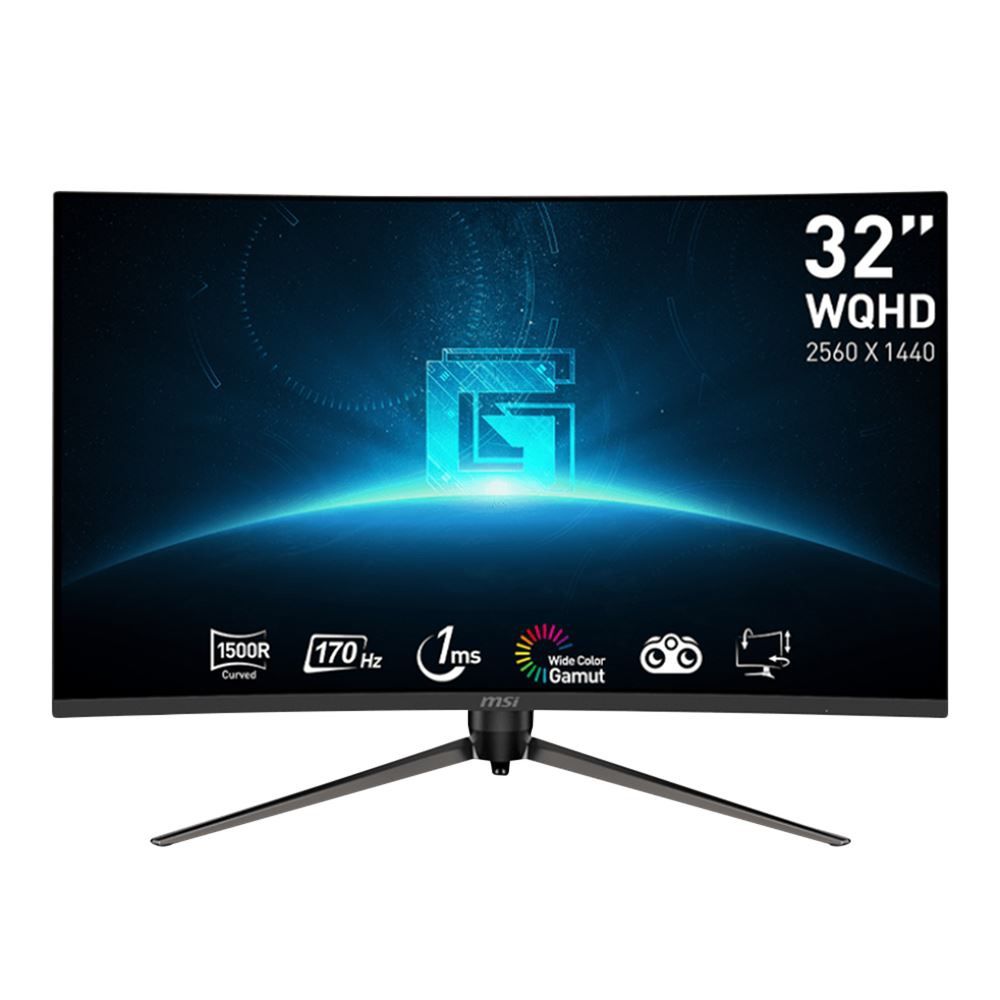 3x -MSI G32CQ5P 31.5" 2K WQHD (2560 x 1440) 170Hz Curved