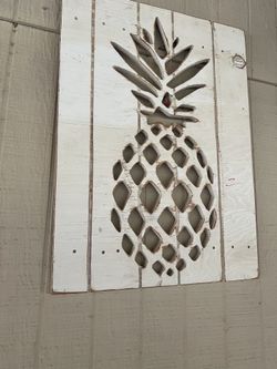 Set of pineapple paintings