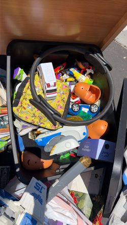 Toy story toys and desk