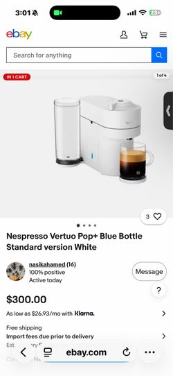Blue Bottle Nespresso