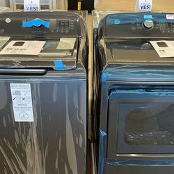 New GE Top Load Washer And Dryer - Financing Available 
