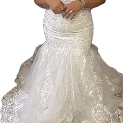 Mermaid Style Wedding Dress 