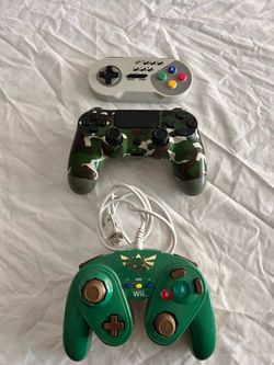 Wii ps4 Super Nintendo controllers