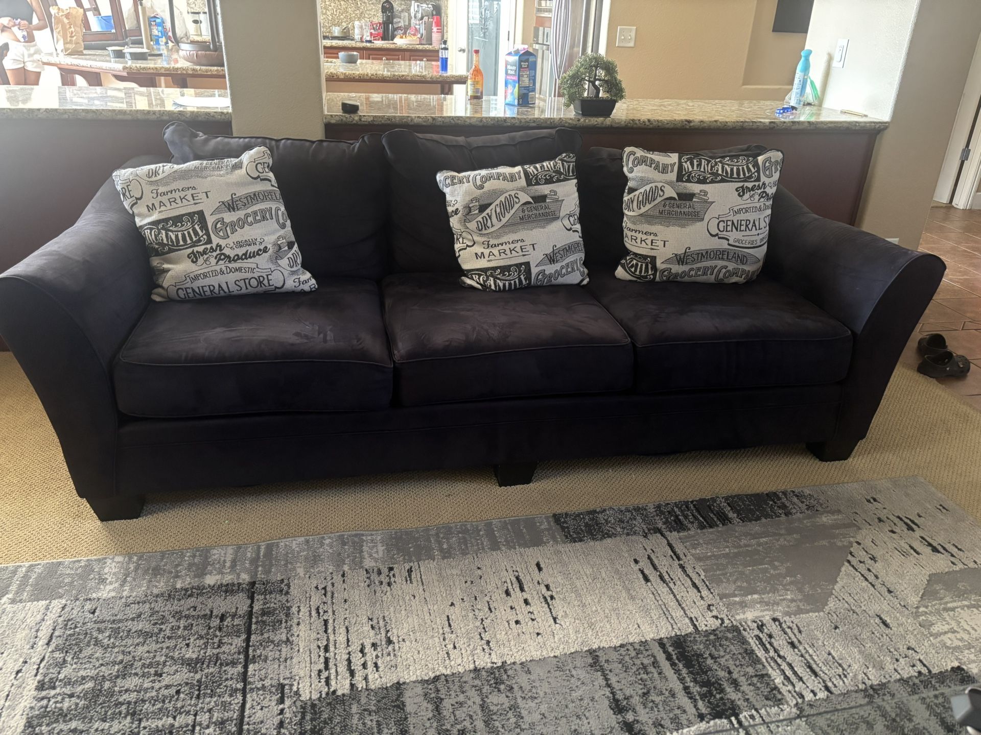 Black Couches