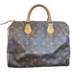 LOUIS VUITTON Monogram Speedy 35