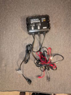 NOCO Genius GEN5X2 Dual-Bank 10A Smart Battery Charger