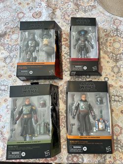 Star Wars Black Series Action Figures Lot of 4