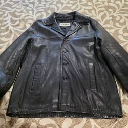 M. Julian Wilsons Black Leather Jacket