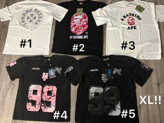 Hellstar, Bape, Chrome Hearts Shirts