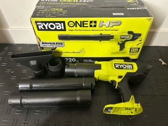 RYOBI ONE+ HP 18V Brushless Cordless 220 CFM 140 MPH Compact Leaf Blower (Tool-Only