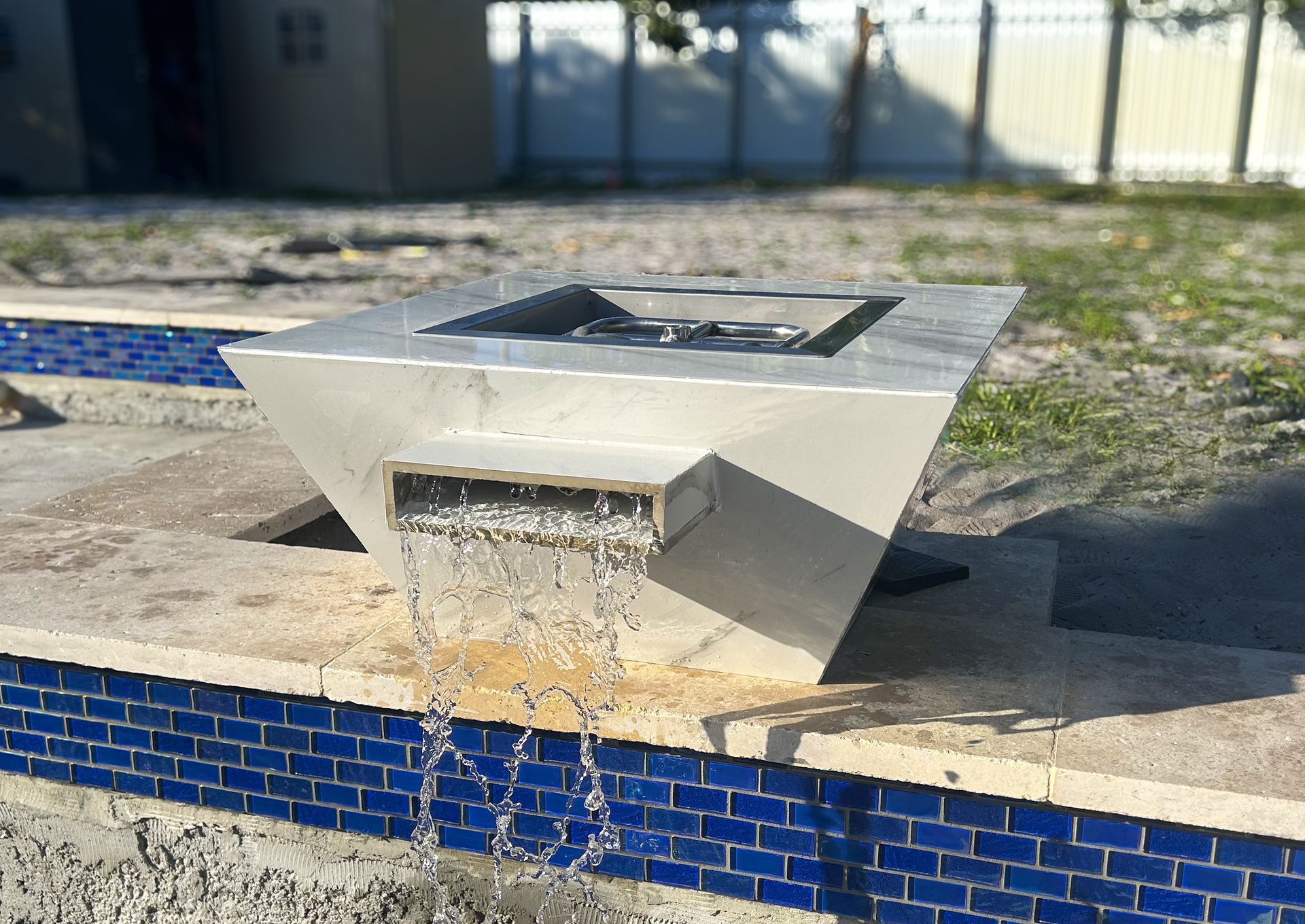 Water And Fire Fountain For Pool
