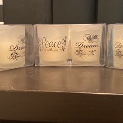 Peace And Dream Votive Candle Holders