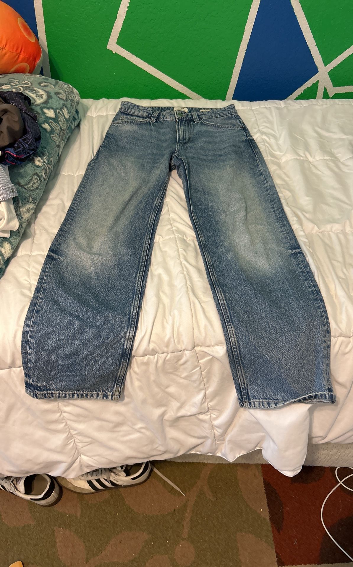 Cotton On Baggy Jeans Size 28 Blue