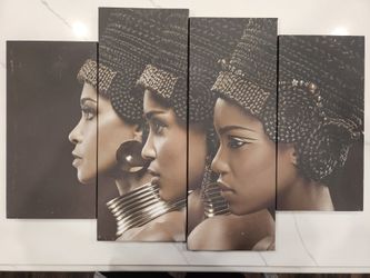 African Women Portrait " 4 - Pieces (Set of 4)