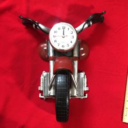 Motorcycle wall clock