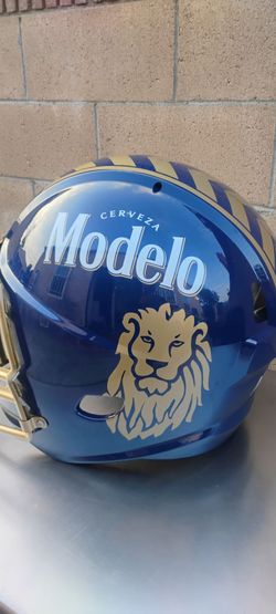 MODELO  ( PROMO HELMET ) ( ALSO PLENTY OF NEON SIGNS / LIGHTS AVAILABLE FOR SALE )DODGERS & ANGELS BOBBLEHEADS AVAILABLE. TAP HANDLES