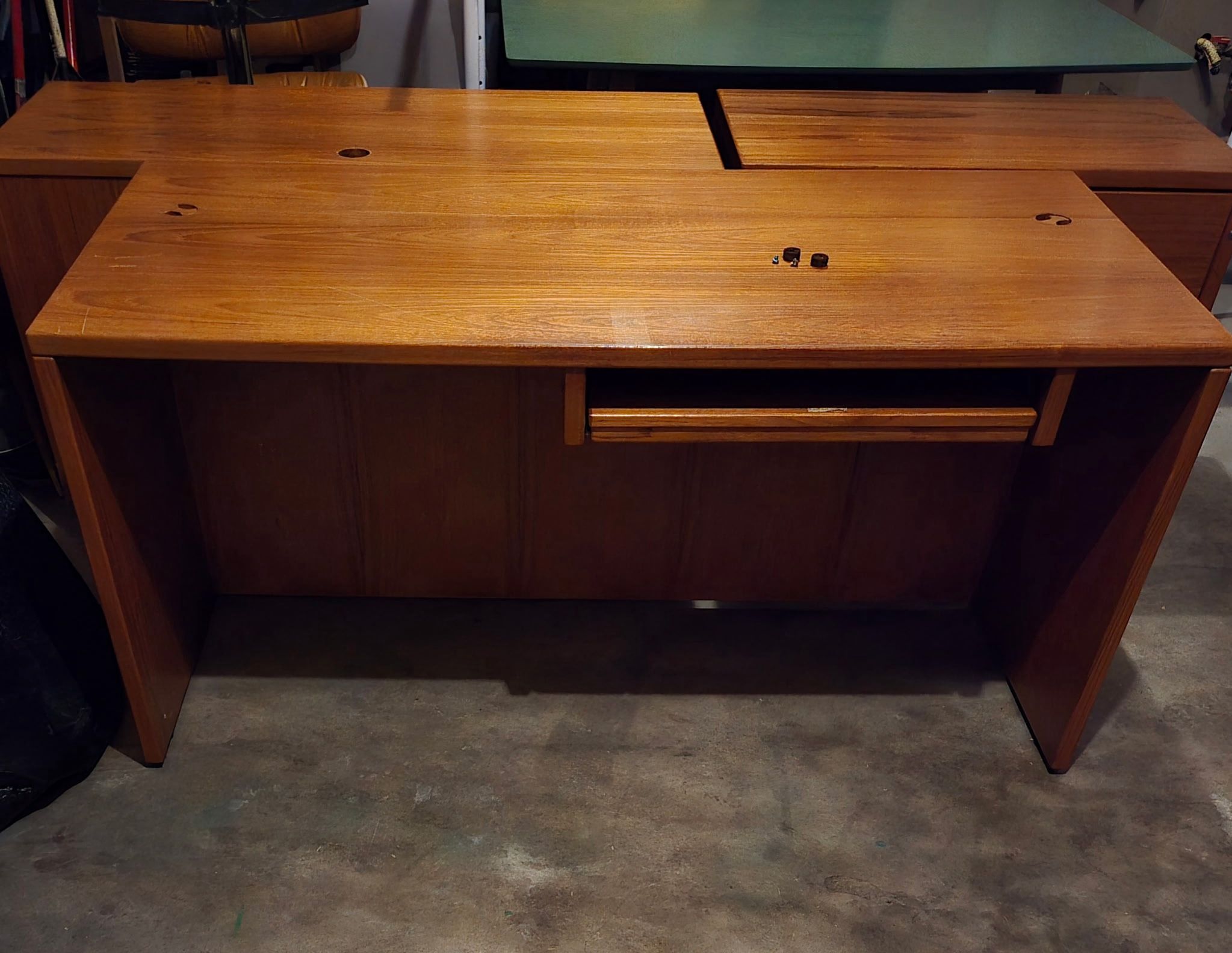 Very Heavy Desk With Keyboard Tray