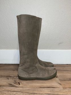 Maison Margiela MM6 Vintage Khaki Suede Tabi 39 W Boot