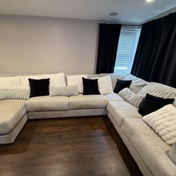 Light Gray Sectional Sofa