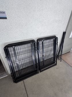 14-Panel Outdoor Pet Playpen Dog Exercise Fence w/ 2 Doors