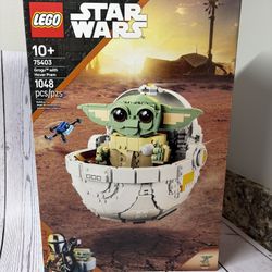 LEGO Star Wars Grogu with Hover Pram Building Toy Set Baby Yoda - Birthday Christmas Gift