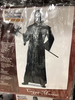Crypt master Halloween costume for adults
