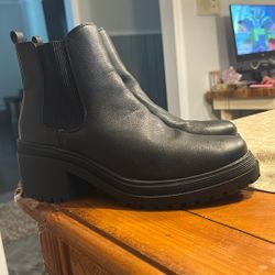 I.D Required Black Ankle Boots