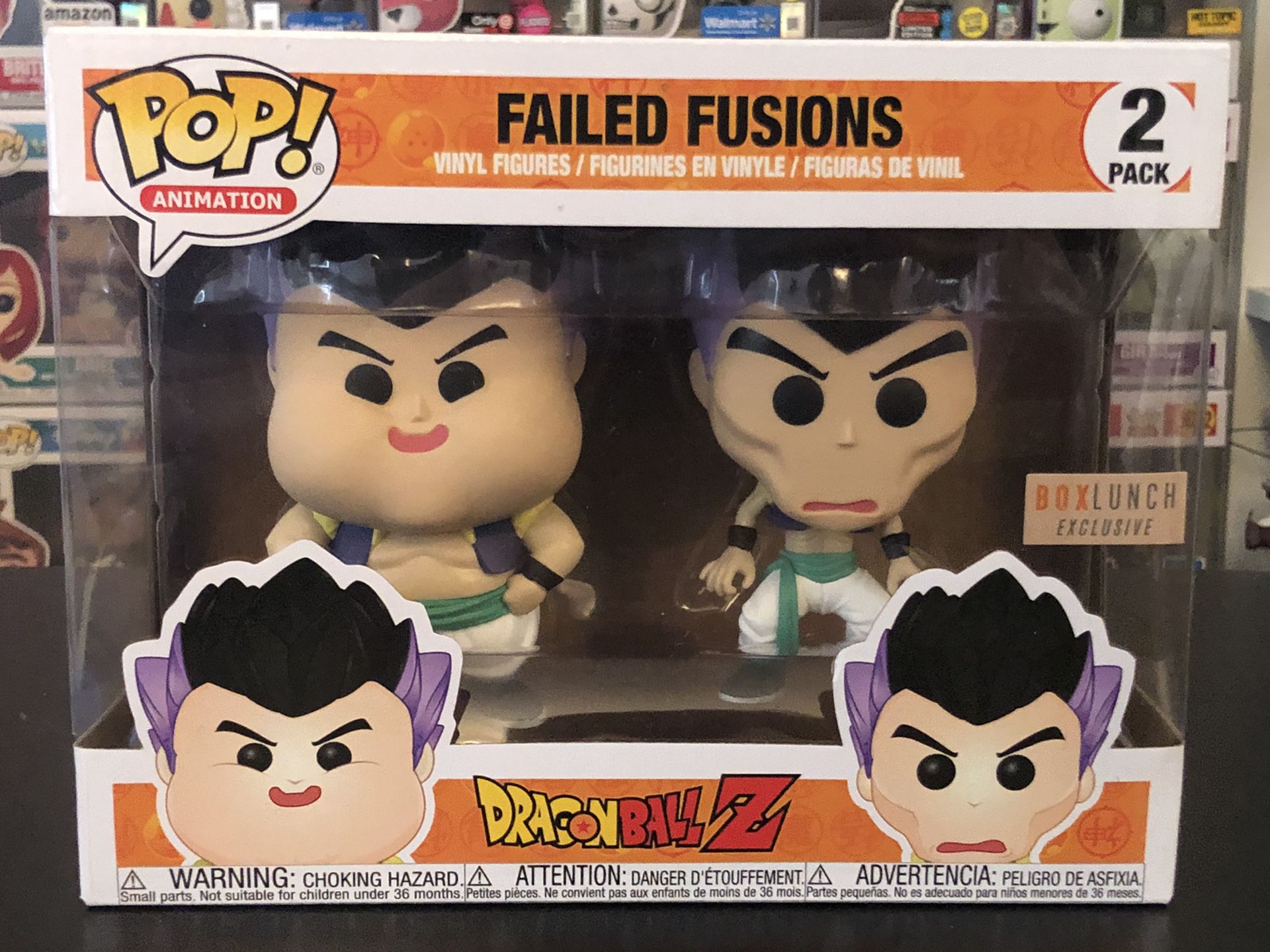 Funko Pop DragonBall Z Failed Fusion 2 Pack