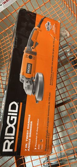 7 inch twist angle grinder RIDGID