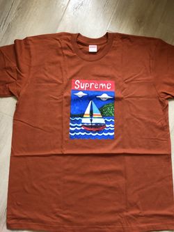 Supreme Sailboat Tee - Rust Size XL