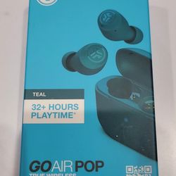 JLab - GO Air POP True Wireless In-Ear Headphones - Teal - Used