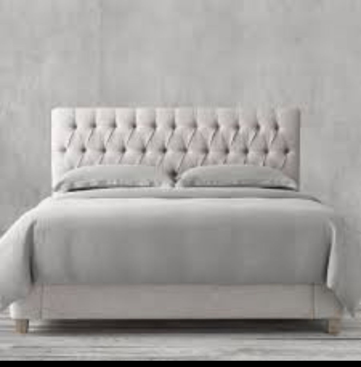 Rh/Restoration Hardware Standard/Eastern Bed Frame With Box Spring.