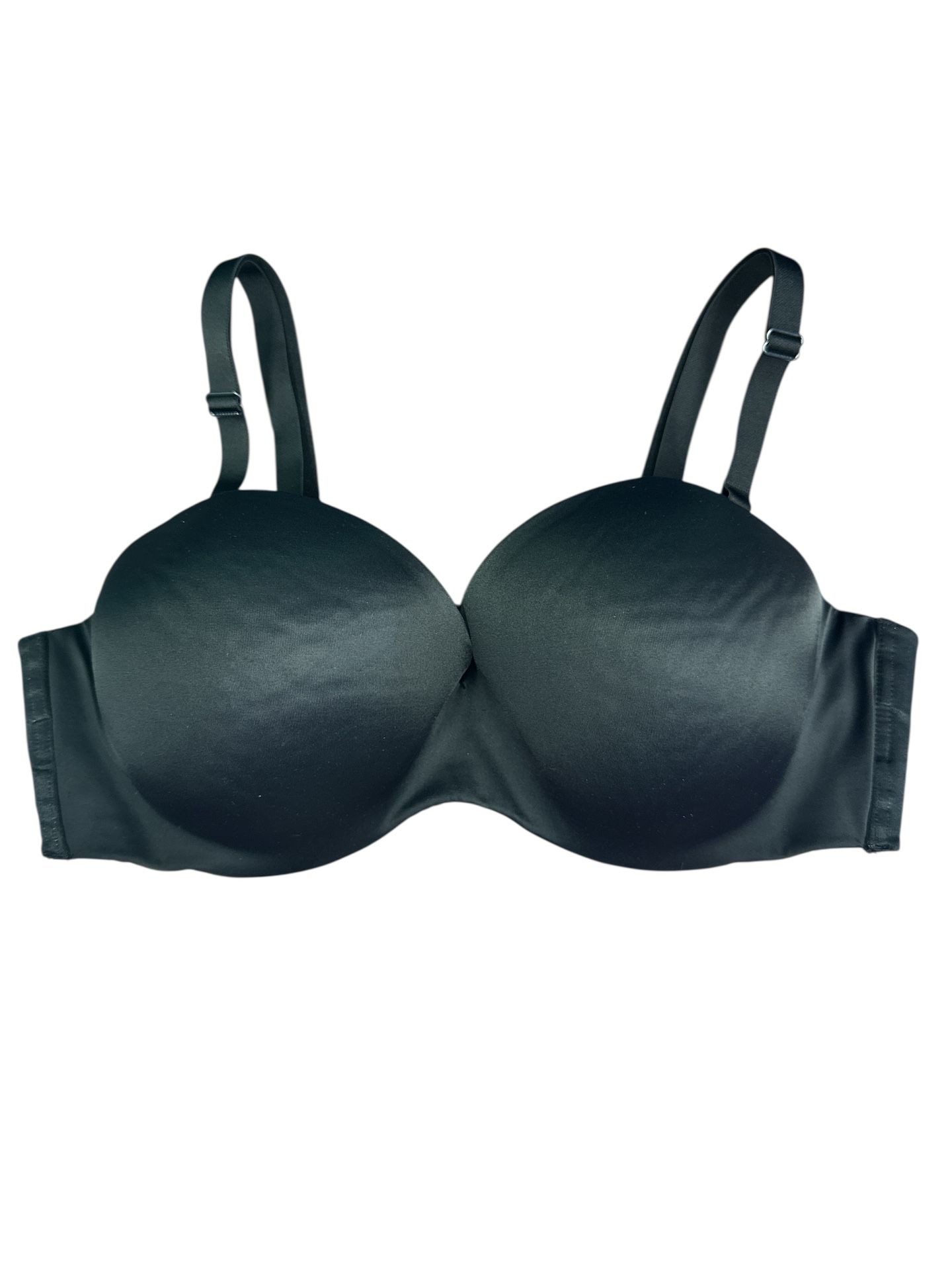 Cacique Smooth Boost Strapless Multi Way Bra No Straps Underwire Black  40DD