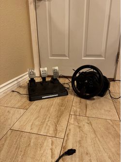 Thrustmaster T300RS Wheel Base and Pedal Set for sim racing