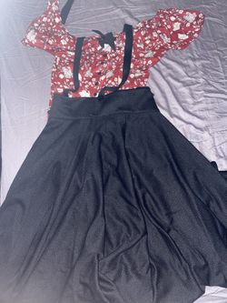 Pinup Shirt And Dress Skirt