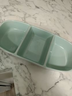 Teal dish