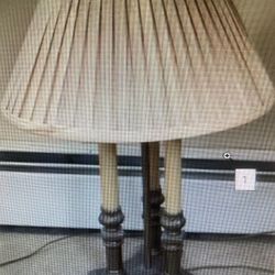 Vintage Gold/Brass Table Lamp