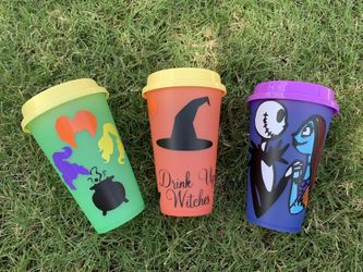 Custom Spooky Cup Set