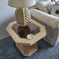 Glass Top Side/End Table