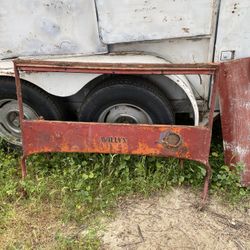 Flat Fender Jeep Parts Frame/Tub 