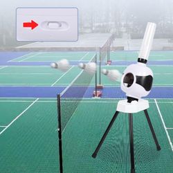 Badminton Training Machine - Automatic Shuttlecock Launcher for Self-Training, Ideal Coaching Aid for Beginners, Perfect for Home Practice for Boys an