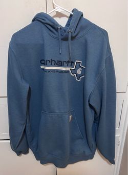 Carhartt men’s size large light blue hoodie