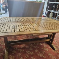 Outdoor Table With Umbrella Hole