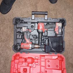 Milwaukee Impact And Hammer Drill Combo