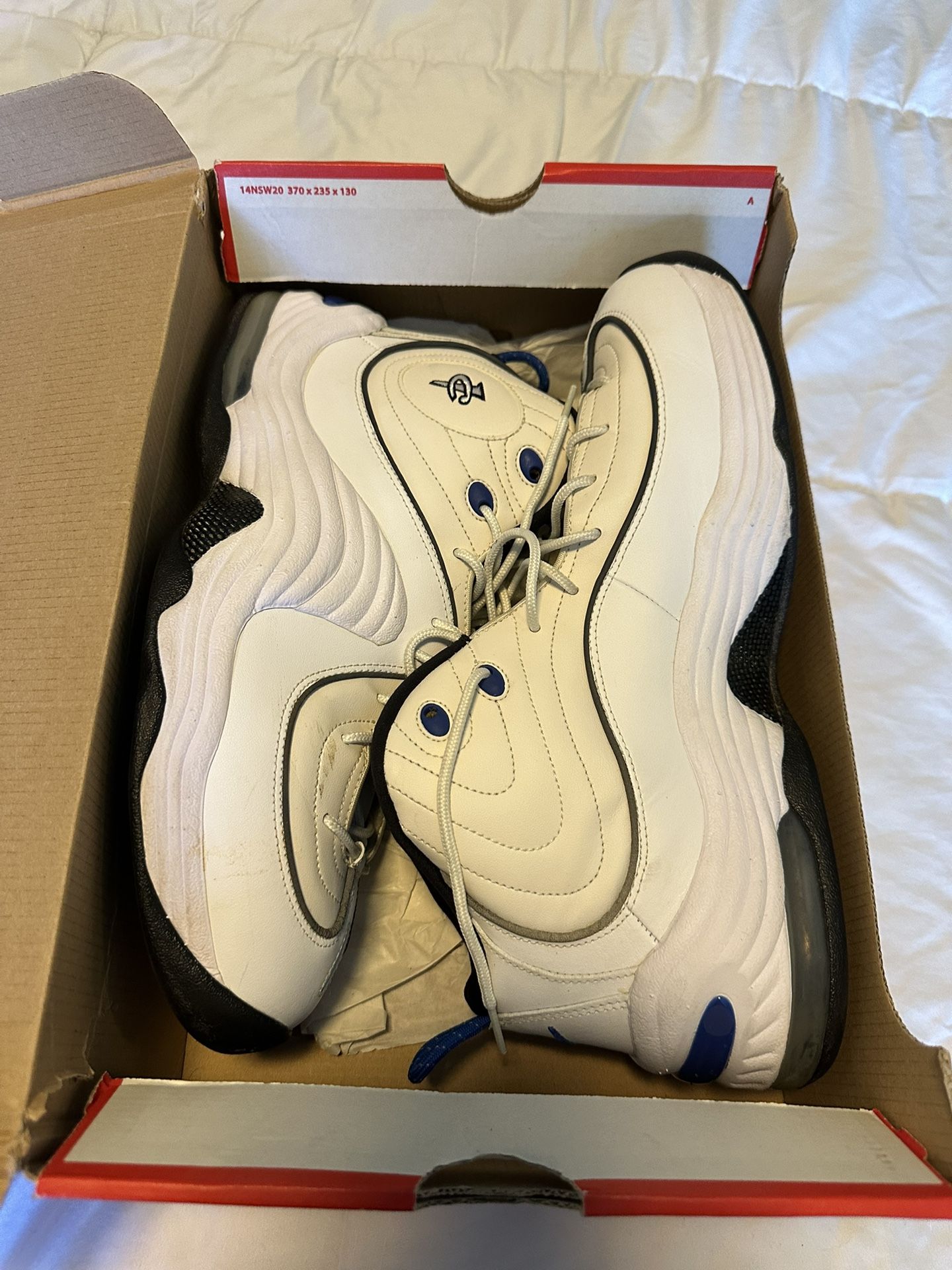 Nike Air Penny White Size 13  12